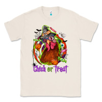 Natural Chick or treat Halloween Classic Tee - NancyCooperArtShop