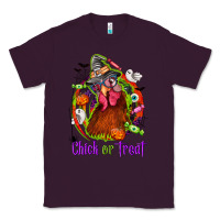 Plum Chick or treat Halloween Classic Tee - NancyCooperArtShop