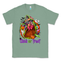 Sage Chick or treat Halloween Classic Tee - NancyCooperArtShop