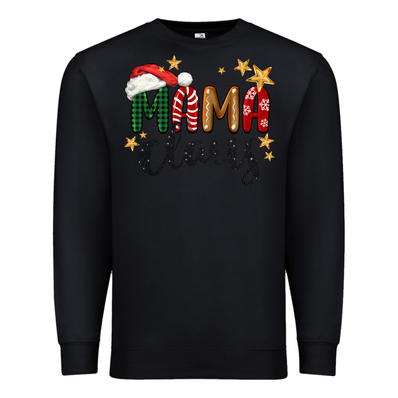 Mama Claus Christmas Premium Sweatshirt by BarkalooDesign | Teevron