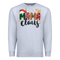 Heather Grey mama Claus Christmas Premium Sweatshirt - BarkalooDesign