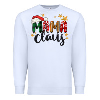 White mama Claus Christmas Premium Sweatshirt - BarkalooDesign