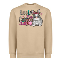 Mushroom Little Miss Cotton Tail Heavyweight Sweatshirt - CowhideDigitalArt