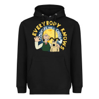 Black everybody knows the moons made of cheese! Heavyweight Hoodie - trangStudio