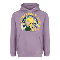 Lavender everybody knows the moons made of cheese! Heavyweight Hoodie - trangStudio