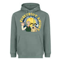 Sage everybody knows the moons made of cheese! Heavyweight Hoodie - trangStudio