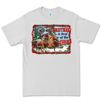 Dove Grey christmas is best at the farm Premium Tee - RanaPortraitStore
