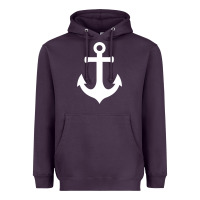 Plum Boat Anchor for Women n Girls Summer Heavyweight Hoodie - trangStudio