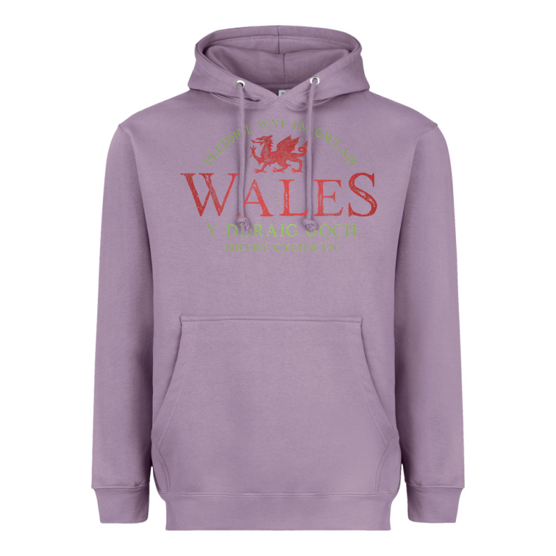 Rugby Welsh Gift Red Dragon Flag Of Wales Heavyweight Hoodie by trangStudio | Teevron