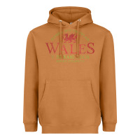 Meerkat Rugby Welsh Gift Red Dragon Flag of Wales Heavyweight Hoodie - trangStudio