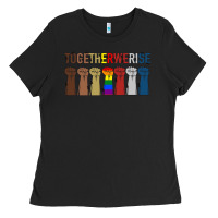 Black Togetherwerise Ladies Tee - Bettercallsaul