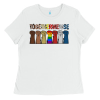 White Togetherwerise Ladies Tee - Bettercallsaul