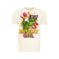 Vintage Arctic 3rd birthday girl t rex pink Vintage Tee - CowGirlArtShop