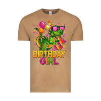 Vintage Camel 3rd birthday girl t rex pink Vintage Tee - CowGirlArtShop