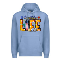 Colony Blue name tribute to first responder dispatchers Premium Hoodie - CowhideDigitalArt