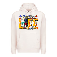 Pale Pink name tribute to first responder dispatchers Premium Hoodie - CowhideDigitalArt
