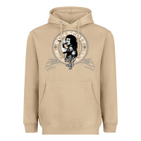 Mushroom Bon Scott Rock n' Roll Lion Shield Heavyweight Hoodie - trangStudio