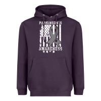 Plum Parkinson's Disease Awareness T  Gift for PD Patients Heavyweight Hoodie - trangStudio