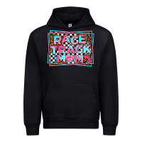Black race track mom Urban Hoodie - AdoDesignShop