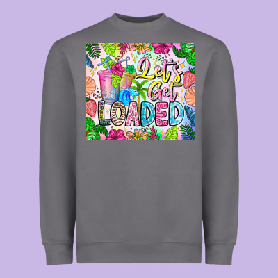 Lets Get Loaded Heavyweight Sweatshirt Designed By Cowhidedigitalart