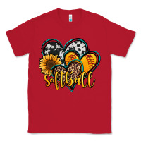 Red softball hearts Classic Tee - Jasminsmagicworld