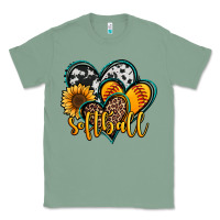 Sage softball hearts Classic Tee - Jasminsmagicworld