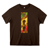 Chocolate Brown juneteenth pen wrap Heavy Core Tee - BarkalooDesign
