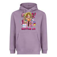 Lavender shopping life  gnome Heavyweight Hoodie - BarkalooDesign