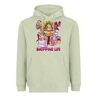 Matcha shopping life  gnome Heavyweight Hoodie - BarkalooDesign