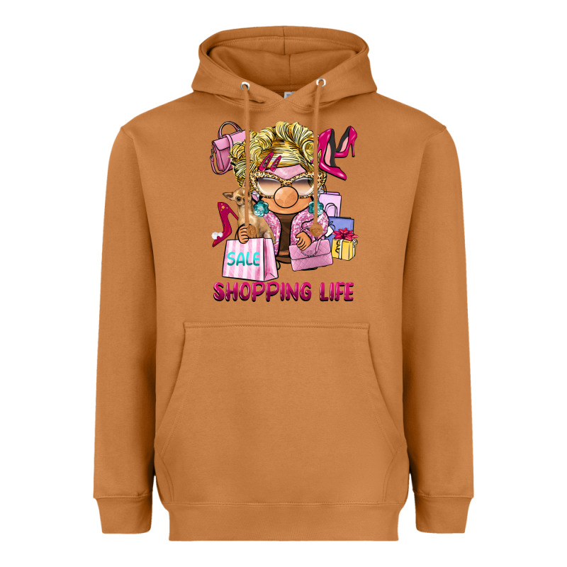 Shopping Life  Gnome Heavyweight Hoodie by BarkalooDesign | Teevron