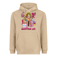 Mushroom shopping life  gnome Heavyweight Hoodie - BarkalooDesign