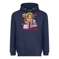 Navy shopping life  gnome Heavyweight Hoodie - BarkalooDesign