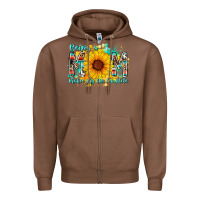 Chestnut being a mom makes my life complete Zipper Hoodie - RacoonDesign