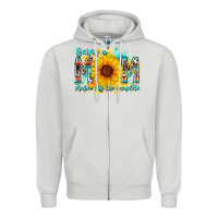 Dove Grey being a mom makes my life complete Zipper Hoodie - RacoonDesign