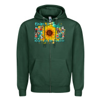 Sports Green being a mom makes my life complete Zipper Hoodie - RacoonDesign