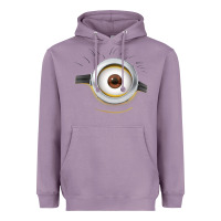 Lavender Carl Side Smile Heavyweight Hoodie - trangStudio