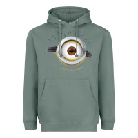 Sage Carl Side Smile Heavyweight Hoodie - trangStudio