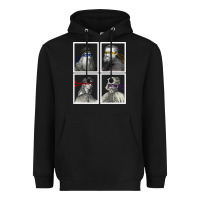 Black Ninja Artists Leonardo Donatello Raphael Michelangelo Parody Renaissan Heavyweight Hoodie - trangStudio