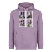 Lavender Ninja Artists Leonardo Donatello Raphael Michelangelo Parody Renaissan Heavyweight Hoodie - trangStudio