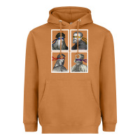 Meerkat Ninja Artists Leonardo Donatello Raphael Michelangelo Parody Renaissan Heavyweight Hoodie - trangStudio