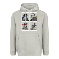 Moon Dust Ninja Artists Leonardo Donatello Raphael Michelangelo Parody Renaissan Heavyweight Hoodie - trangStudio