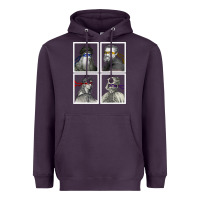 Plum Ninja Artists Leonardo Donatello Raphael Michelangelo Parody Renaissan Heavyweight Hoodie - trangStudio