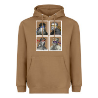 Toasted Coconut Ninja Artists Leonardo Donatello Raphael Michelangelo Parody Renaissan Heavyweight Hoodie - trangStudio