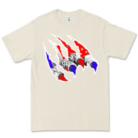 Bone American Flag Claw Premium Tee - Bettercallsaul