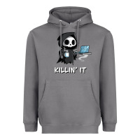 Storm killin' it shirt funny grim reaper halloween sarcasm Heavyweight Hoodie - trangStudio