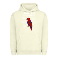 Pigment Pistachio Anatomy of a female Eclectus Parrot Urban Hoodie - trangStudio