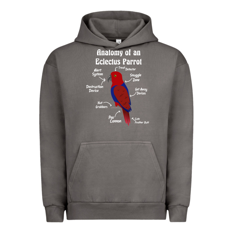 Anatomy Of A Female Eclectus Parrot Urban Hoodie by trangStudio | Teevron