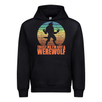 Black trust me i'm not a werewolf men boys halloween costume Urban Hoodie - trangStudio