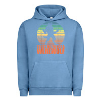 Pigment Pebble Blue trust me i'm not a werewolf men boys halloween costume Urban Hoodie - trangStudio