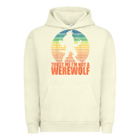 Pigment Pistachio trust me i'm not a werewolf men boys halloween costume Urban Hoodie - trangStudio